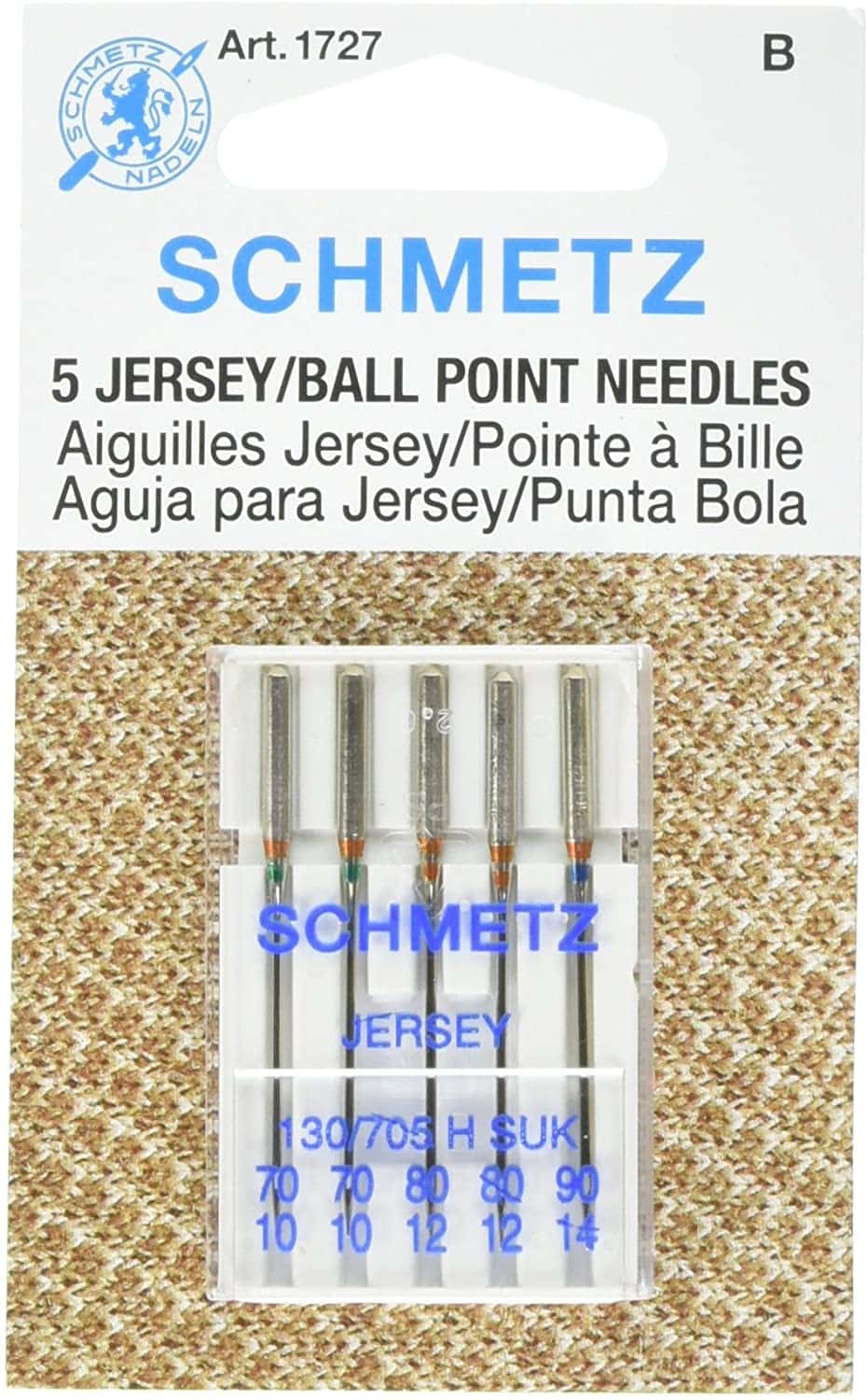 Schmetz - Jersey/Ballpoint Needles - 5 Pack - Various