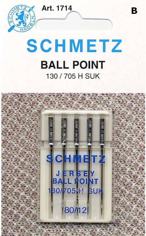 Schmetz - Jersey/Ballpoint Needles - 5 Pack - Various